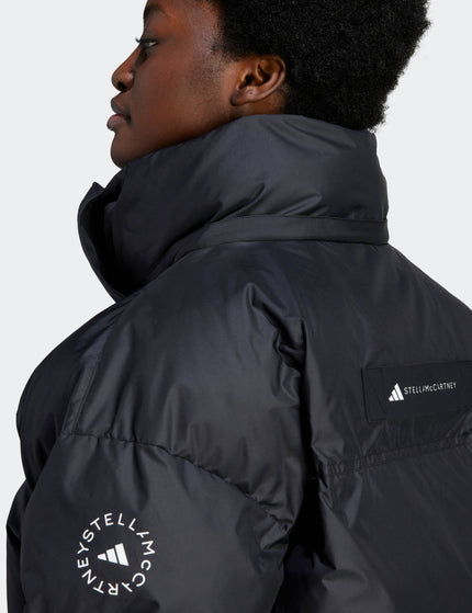 adidas X Stella McCartney TrueNature Short Padded Winter Jacket - Blackimage4- The Sports Edit