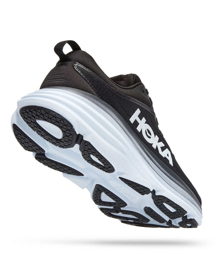 HOKA Bondi 8 - Black/Whiteimage4- The Sports Edit