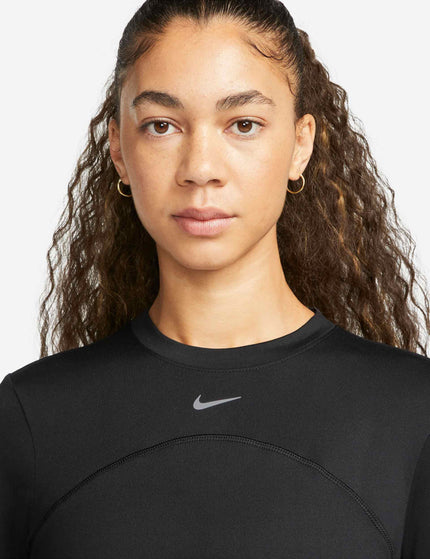 Nike Dri-FIT Swift Element UV Crew Neck Top - Black/Reflective Silverimage3- The Sports Edit