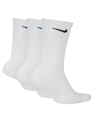 Everyday Plus Cushioned Socks (3 Pairs) - White