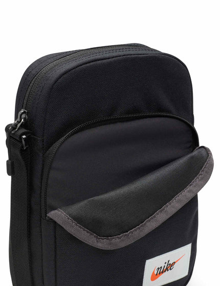 Nike Heritage Small Items Bag (4L) - Black/Orange Blazeimage5- The Sports Edit