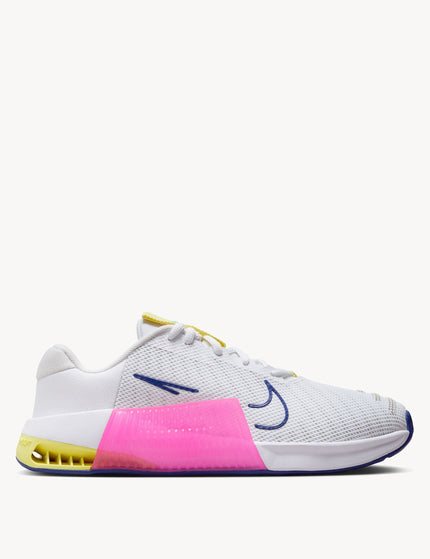 Nike Metcon 9 Shoes - White/Deep Royal Blue/Fierce Pinkimage1- The Sports Edit