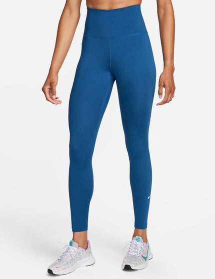 Nike One High-Rise Leggings - Court Blue/Whiteimage1- The Sports Edit