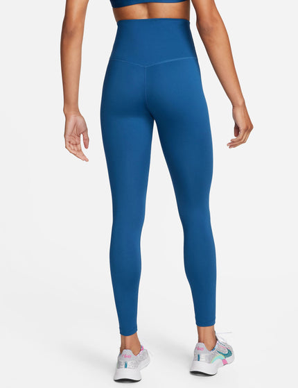 Nike One High-Rise Leggings - Court Blue/Whiteimage2- The Sports Edit