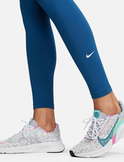 Nike One High-Rise Leggings - Court Blue/Whiteimage6- The Sports Edit