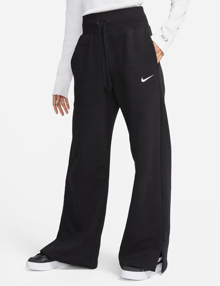 Nike Sportswear Phoenix Fleece Tracksuit Bottoms - Black/Whiteimage1- The Sports Edit