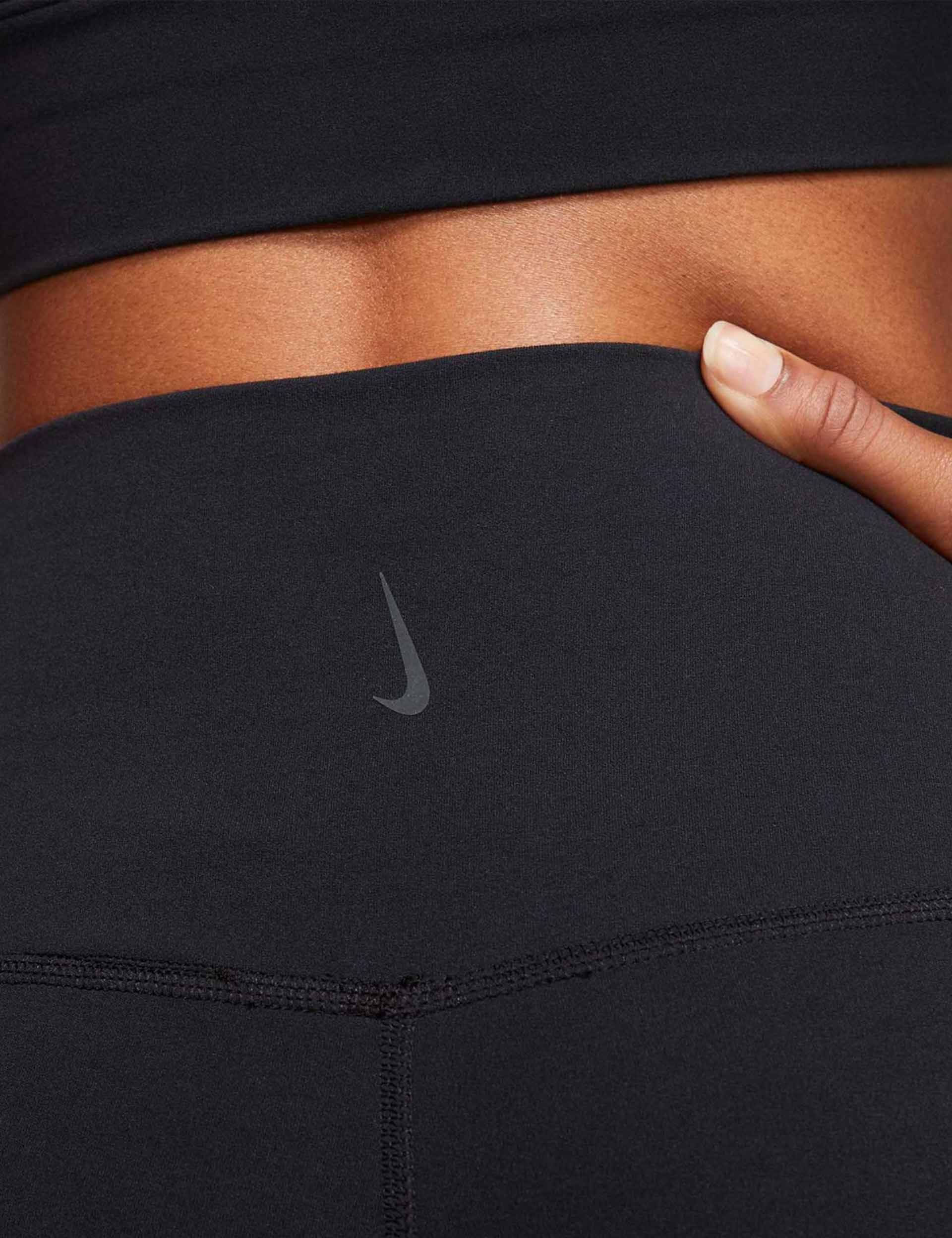 Nike Yoga Luxe 7/8 Leggings - Black/Dark Smoke Greyimage5- The Sports Edit