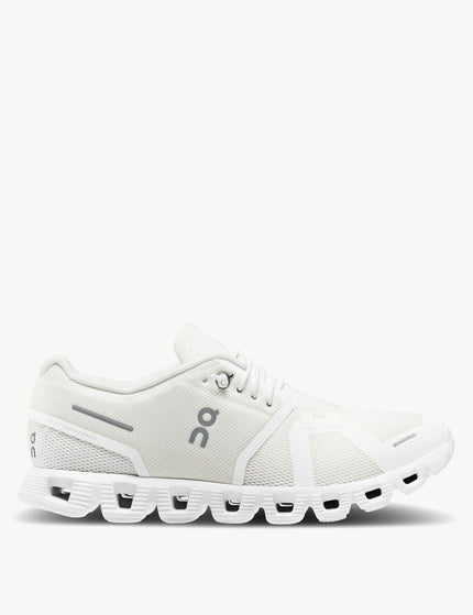 ON Running Cloud 5 Undyed - White/Whiteimage1- The Sports Edit