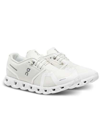 ON Running Cloud 5 Undyed - White/Whiteimage4- The Sports Edit