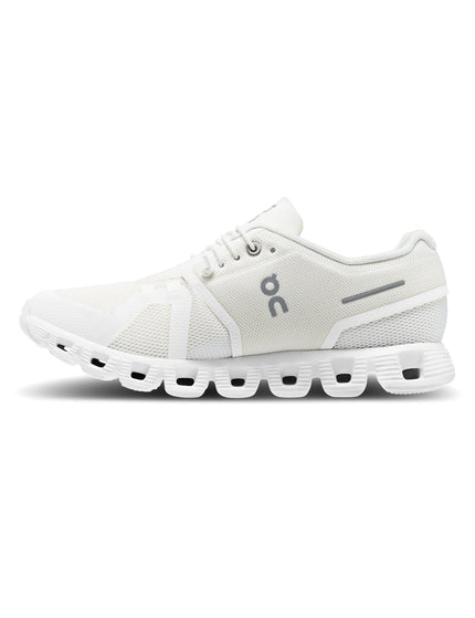 ON Running Cloud 5 Undyed - White/Whiteimage3- The Sports Edit