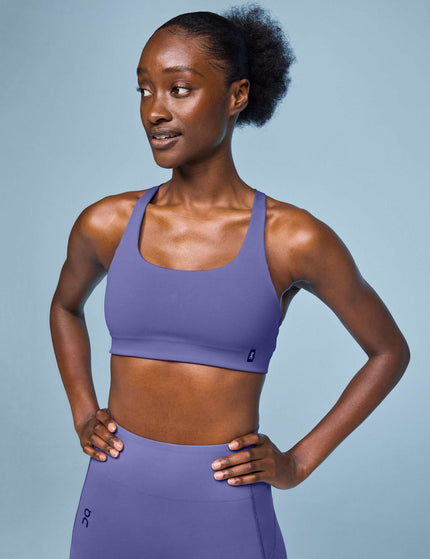 ON Running Movement Bra - Blueberryimage6- The Sports Edit
