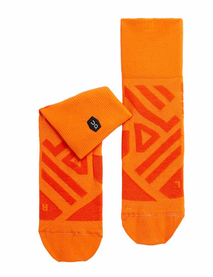 ON Running Performance Mid Sock - Flame/Spiceimage1- The Sports Edit