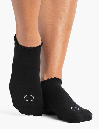 Happy Grip Sock - Black