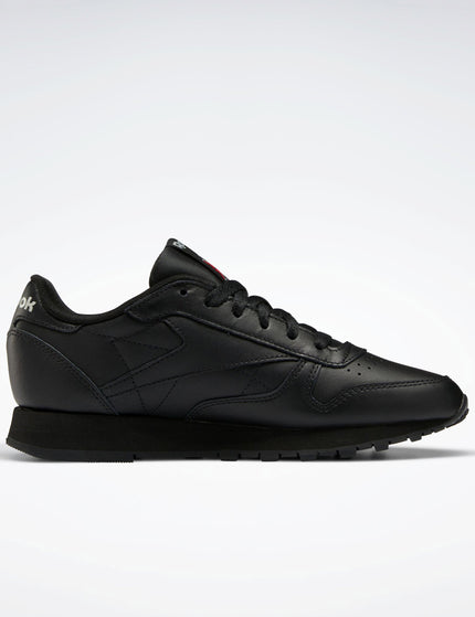 Reebok Classic Leather Shoes - Core Black/Pure Grey 5image2- The Sports Edit