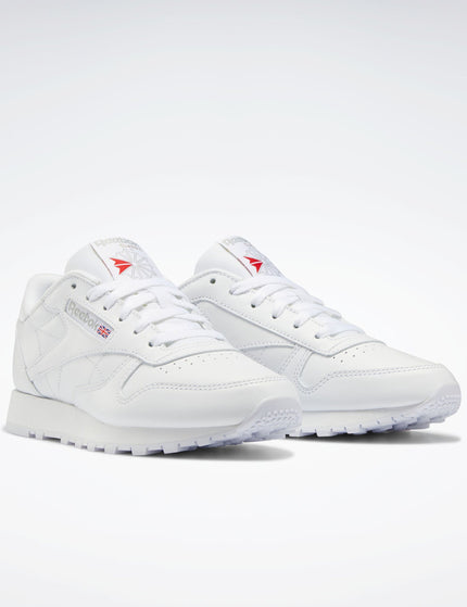 Reebok Classic Leather Shoes - Cloud White/Pure Grey 3image3- The Sports Edit