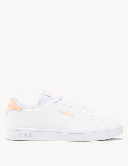 Reebok Court Clean Sneakers - Cloud White/Peach Glow/Blushimage1- The Sports Edit