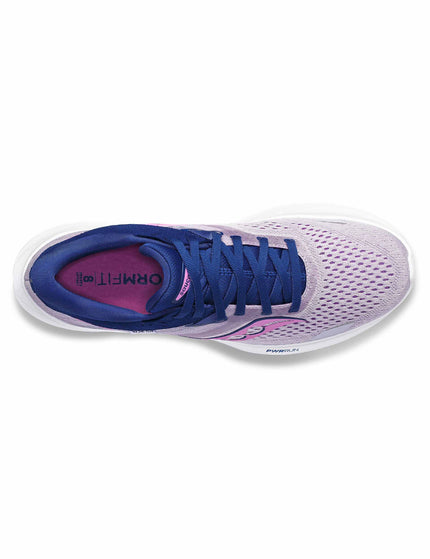 Saucony Ride 16 - Mauve/Indigoimage4- The Sports Edit