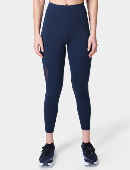 Sweaty Betty Aerial Power UltraSculpt High Waisted Leggings - Navy Blueimage1- The Sports Edit