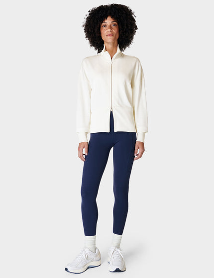 Sweaty Betty After Class Zip Up - Lily Whiteimage6- The Sports Edit