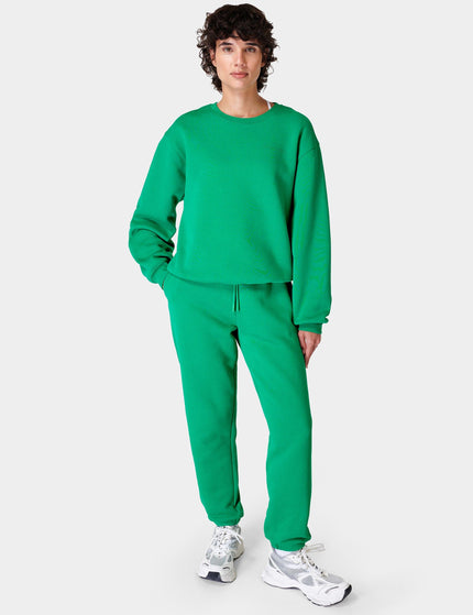 Sweaty Betty Elevated Sweatshirt - Vivid Greenimage2- The Sports Edit