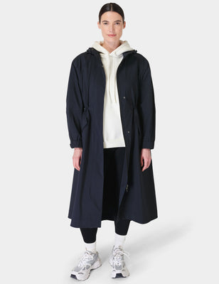 Motion Longline Parka - French Navy Blue