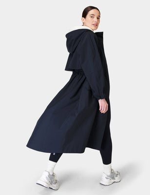 Motion Longline Parka - French Navy Blue