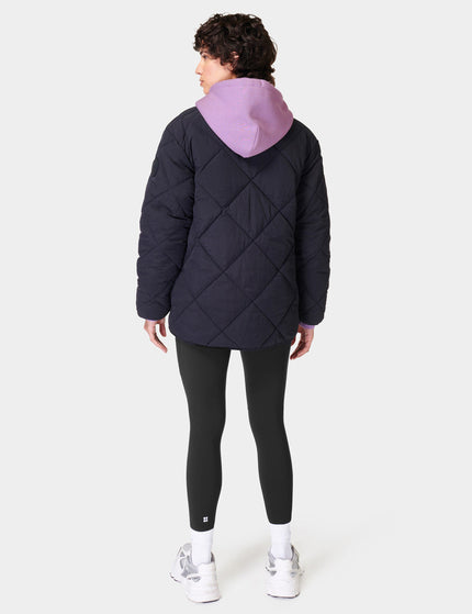 Sweaty Betty On The Move Quilted Jacket - Blackimage2- The Sports Edit