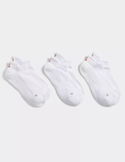 Sweaty Betty Workout Trainer Socks 3 Pack - Whiteimage1- The Sports Edit