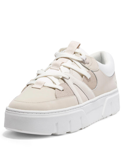 Timberland Laurel Court Lace-Up Low Trainer - Beigeimage5- The Sports Edit