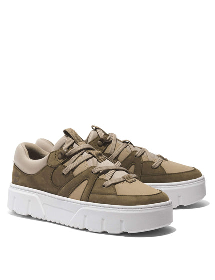 Timberland Laurel Court Lace-Up Low Trainer - Oliveimage5- The Sports Edit