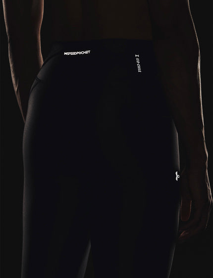 Under Armour Fly-Fast Elite Iso-Chill Ankle Tights - Black/Reflectiveimage5- The Sports Edit