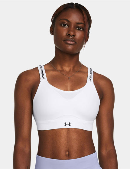 Under Armour Infinity 2.0 High Sports Bra - Whiteimage1- The Sports Edit
