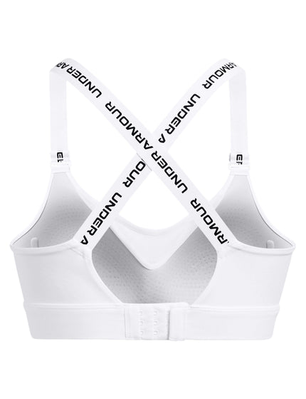 Under Armour Infinity 2.0 High Sports Bra - Whiteimage5- The Sports Edit