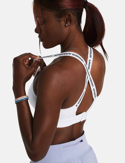 Under Armour Infinity 2.0 High Sports Bra - Whiteimage2- The Sports Edit