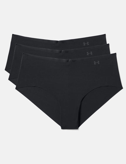 Under Armour Pure Stretch Hipster Underwear 3-Pack - Blackimage1- The Sports Edit