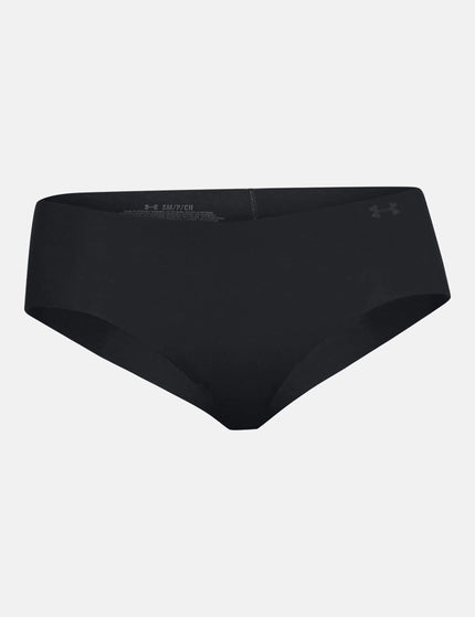Under Armour Pure Stretch Hipster Underwear 3-Pack - Blackimage5- The Sports Edit